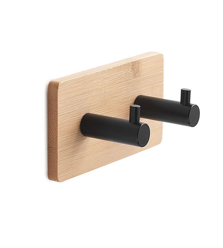 Appendiabiti doppio bambù e nero Juncos Gedy Appendiabiti doppio bambù e nero Juncos Gedy